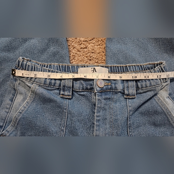 Classic Blue Wide Leg Women's Jeans - Picture 5 of 14